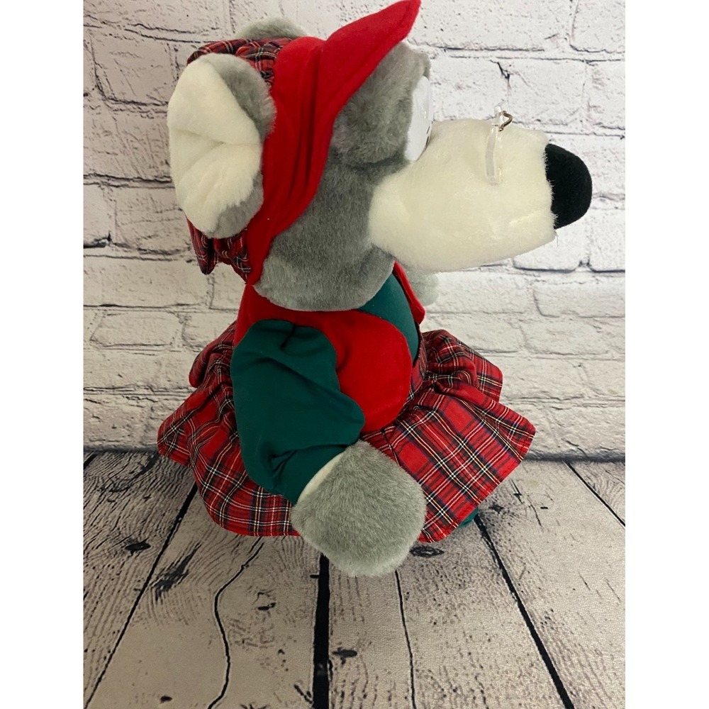 Thomas Pacconi Classic Mr &‎ Mrs Mouse Christmas Animated Plush Jingle Bells - Picture 7 of 16
